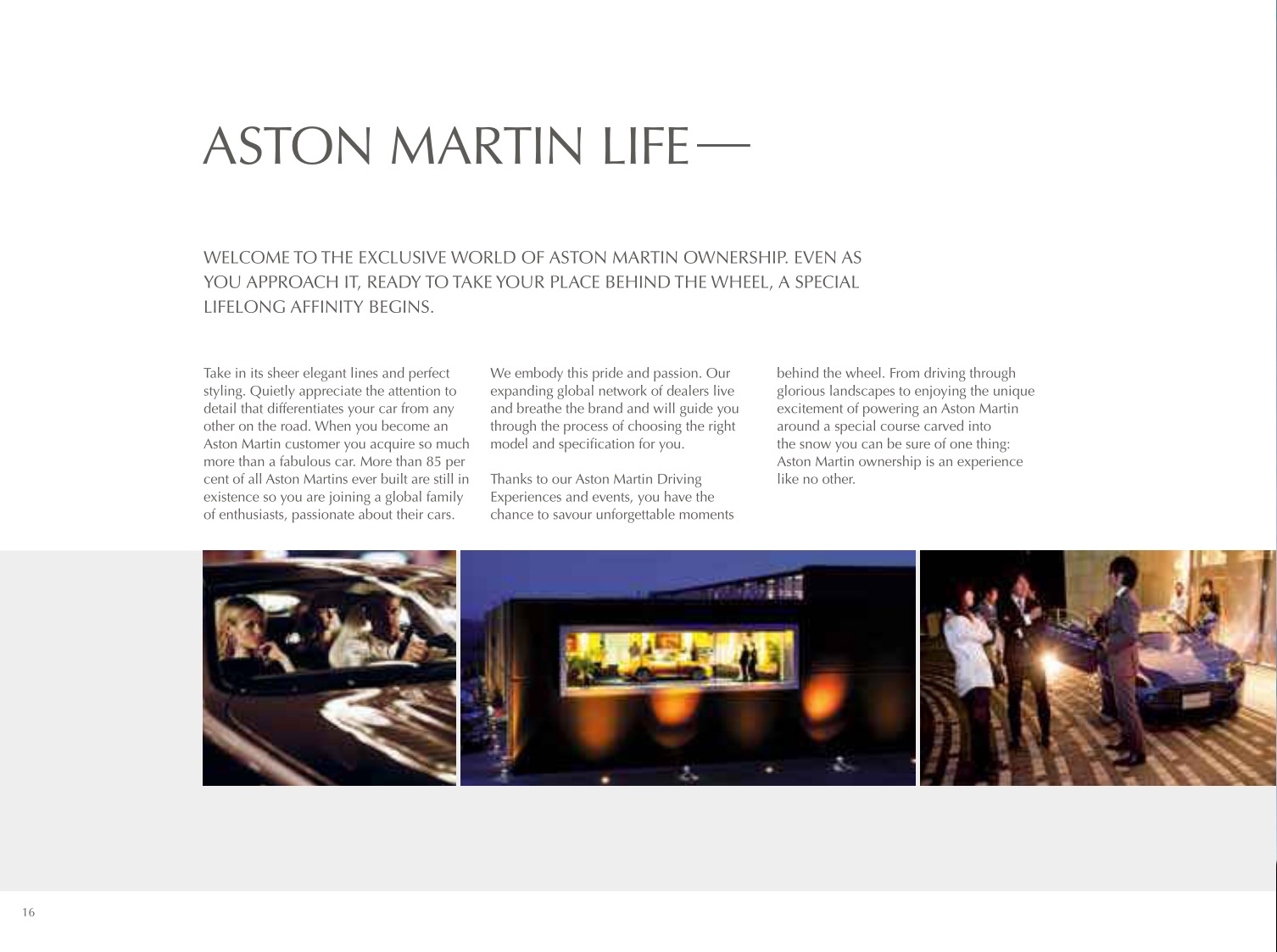 2012 Aston Martin Model Range Brochure Page 26